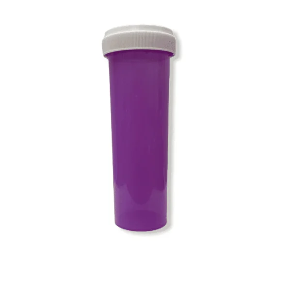 Ovals and Vials 08496-6004-11 ColorSafe 60 dram Violet Vial with Reversible Cap RC