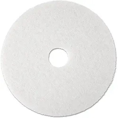 3M Floor Pad 20 Inch – Durable and High-Performance Super Polishing, Model 4100 (White)
