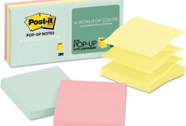 3M Post-it Notes Refills – Reliable and Colorful, 3 in x 3 in, Jaipur Collection, 100 Sheets per Pad