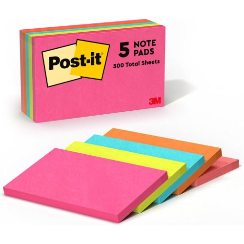 Untitled design - 2025-09-29T202150.250 3M Post-it Original Notes Pads – Reliable and Vibrant, 3 in x 5 in, Cape Town Colors