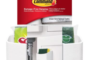 3M Command Under Sink Sponge Caddy – Secure and Damage-Free Storage,