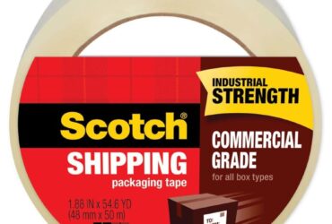 3M Scotch 3750 Commercial Grade Packaging Tape – Strong and Reliable Sealing