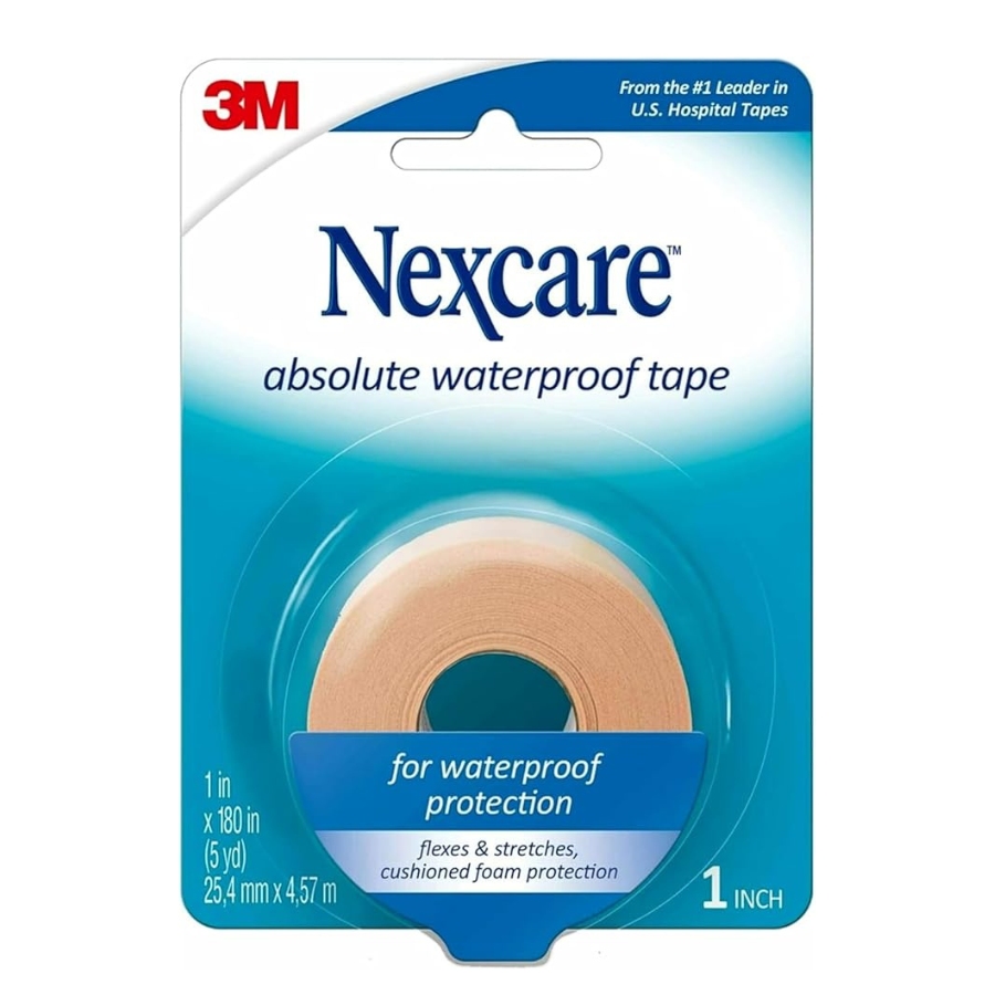 Untitled design (29) 3M Nexcare Absolute Waterproof First Aid Tape – Reliable and Secure Foam Adhesive, 1 in x 180 in