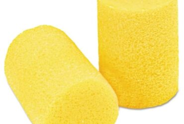 3M E-A-R Classic Metal Detectable Foam Earplugs – Reliable and Safe Hearing Protection, Corded, Poly Bag