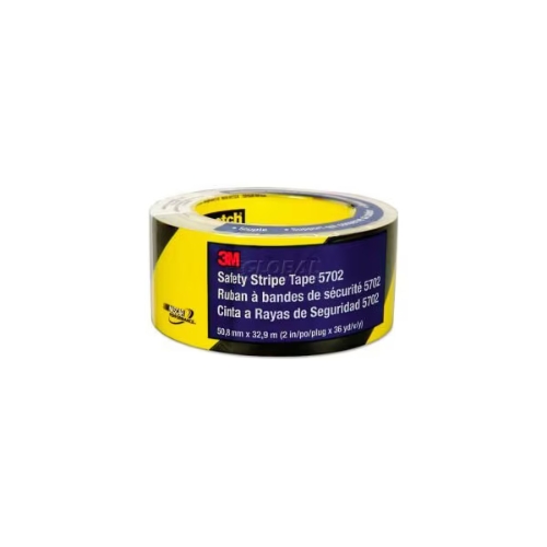 3M Caution Stripe Tape – Highly Visible and Durable Floor Marking, 2 in x 108 ft, Yellow and Black