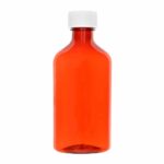 Ovals and Vials 08496-0631-10 ColorSafe 6 oz Amber Oval with Child Resistant Cap CRC