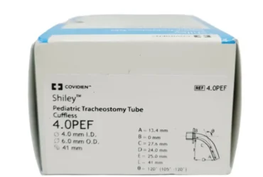 Covidien 4.0PEF Shiley Pediatric Tracheostomy Tube Cuffless – 1 per Unit, 10 per Case