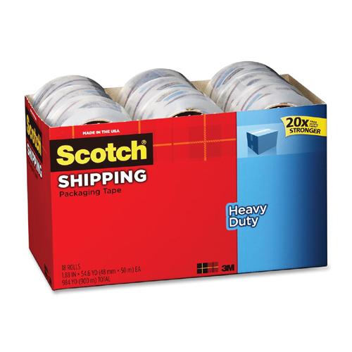 3M Scotch 3850 Heavy-Duty Packaging Tape Cabinet Pack – Strong and Reliable Sealing