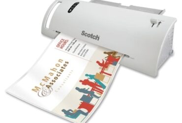 3M Thermal Laminator Combo Pack – Complete and Easy Protection, 9 in Width, Includes 20 Pouches, Gray