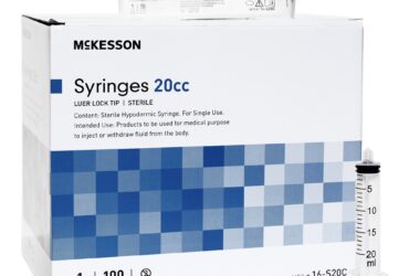McKesson 16S-20C 20 mL Luer Lock Syringe – 100 per Box, 800 per Case