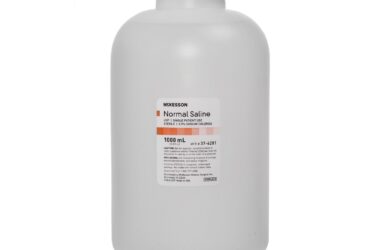 McKesson 37-6281 Irrigation Solution 0.9% Sodium Chloride 1000 mL – 6 per Case