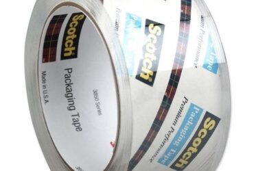 3M Packaging Tape Refill – Strong and Reliable Sealing, 1.875 in x 54.6 yd, Clear, 1 Roll