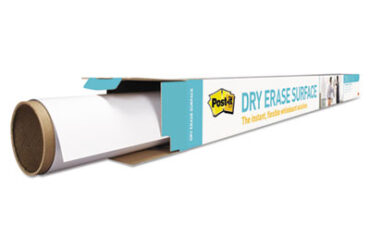 3M Dry Erase Surface – Super Sticky and Smooth-Writing, 6 ft x 4 ft, White