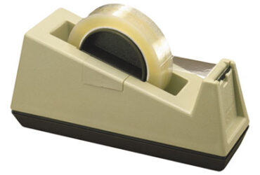 3M Heavy-Duty Tape Dispenser – Durable and Efficient Taping, Holds 3 in Core, Beige