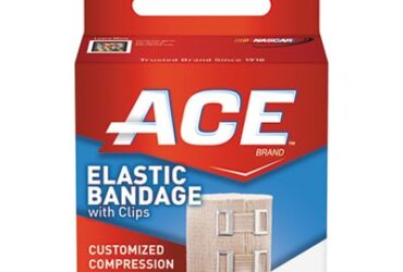 3M ACE Elastic Bandage with E-Z Clips – Secure and Adjustable
