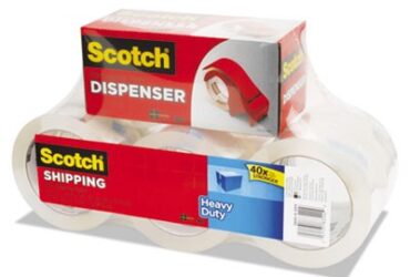 3M Packing Tape and Dispenser Value Pack – Strong and Convenient Sealing