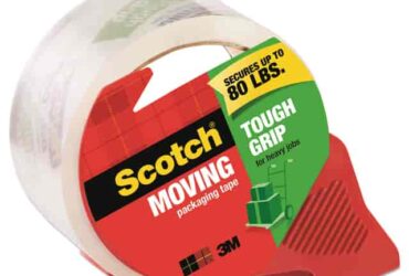 3M Scotch Tough Grip Moving Packaging Tape – Strong and Secure Sealing