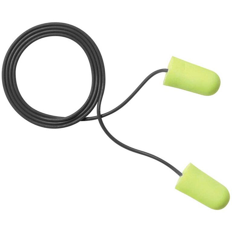 3M Earsoft Metal Detectable Yellow Neons Corded Earplugs – High-Protection and Safe