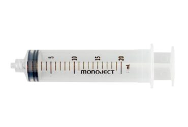 Covidien 1182000777 Monoject 20 mL Syringe Luer Lock Tip – 80 per box, 800 per case