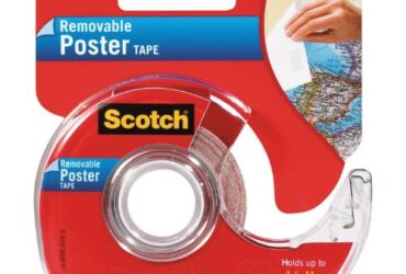 3M Scotch Wallsaver Removable Poster Tape – Damage-Free and Strong Hold