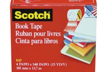 3M Scotch Book Tape – Durable and Clear Mending