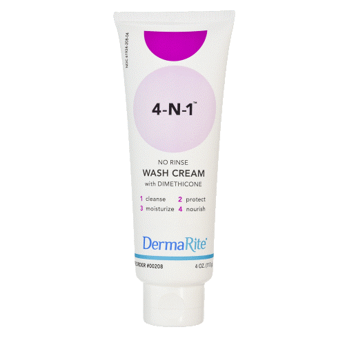 DermaRite Rinse-Free Body Wash 4-N-1 Cream