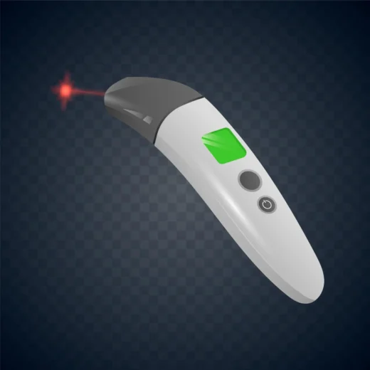 Ear thermometers work on infrared technology