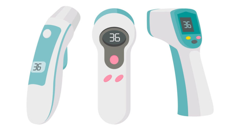 Different kinds of non-contact thermometers have been introduced in the market