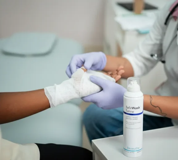 Proper wound care helps the target area heal faster