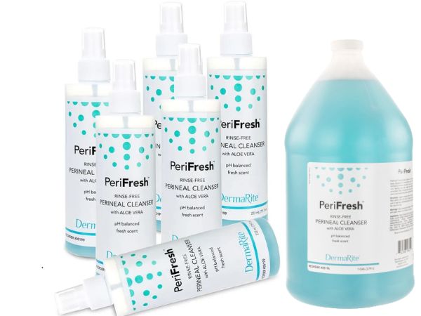 Various PeriFresh cleansers for hygiene