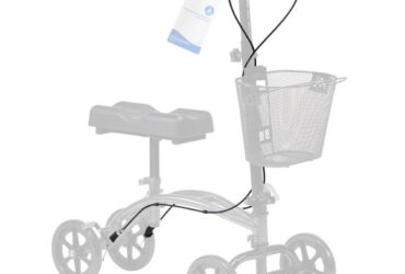 Dynarex RPKW-03BS Knee Walker Brake Handle System, Silver, 1