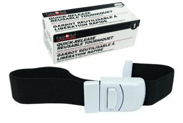 Quick-Release Reusable Tourniquet, Black, 100/1/cs