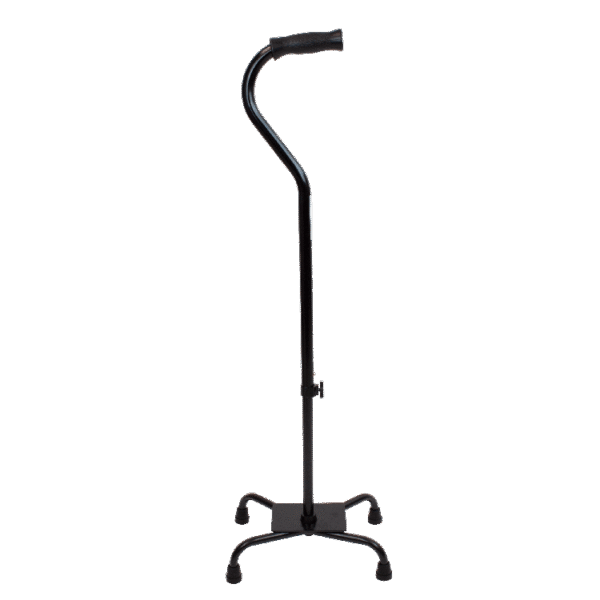 Dynarex 10137-4 Quad Cane - Large Base, Adult, 1pc/cs,4bags/cs