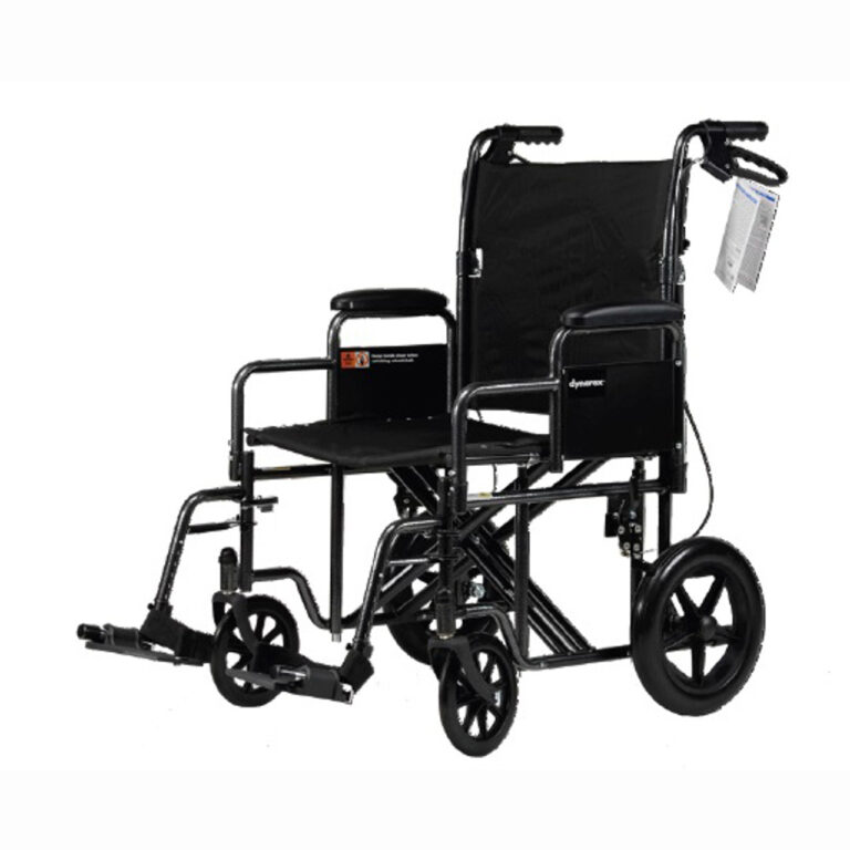 Dynarex RPWC02-22TN DynaRide 10244 Transport 22" Wheelchair Back Upholstery, Black, 1 EA.