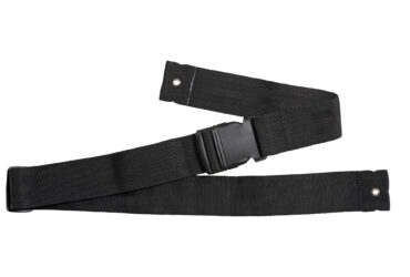 Dynarex 10263 Wheelchair Seatbelt, 48", Black, 1/cs