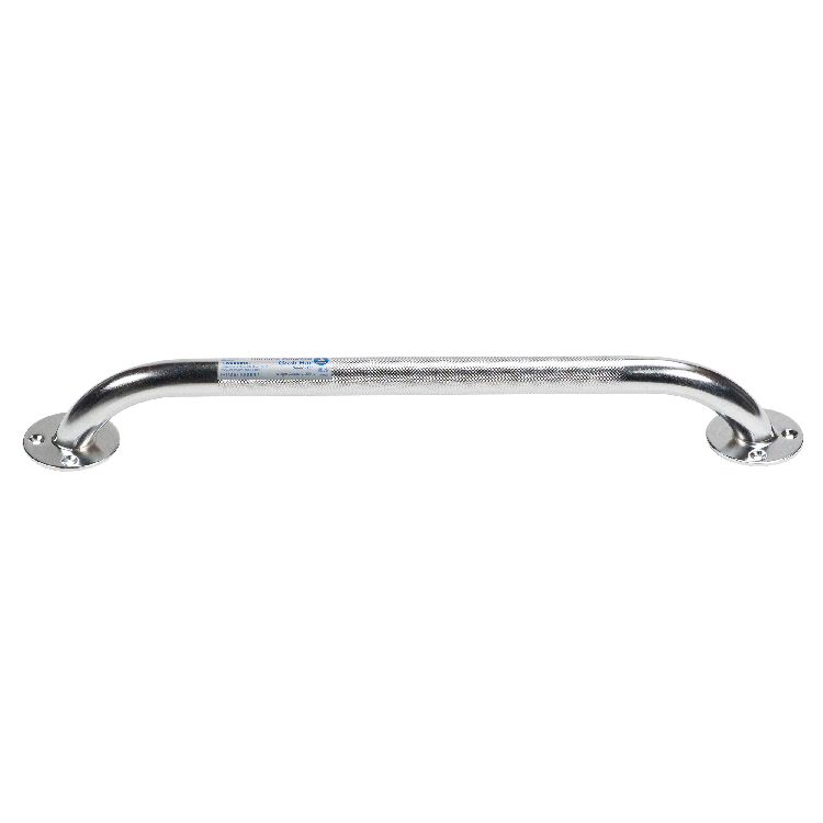 Dynarex 10302 Chrome Knurled Grab Bar, 18", Chrome, 1pc/bx