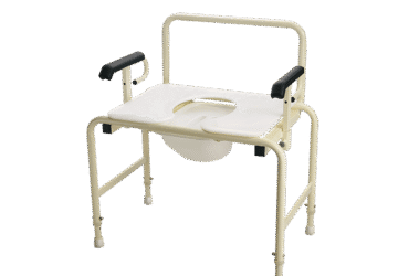 Dynarex 10377 Bariatric HD Drop Arm Commode, 26", 1/cs