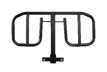 Dynarex 10488 Bariatric HD Homecare Half Length Bed Rail, For 48" & 54", 1pr/cs