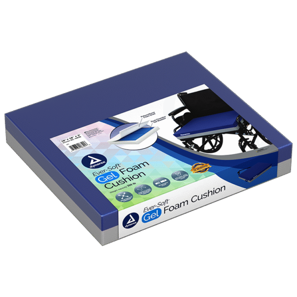 Dynarex 10630 Ever-Soft Gel Foam Cushion, 16" x 16" x 3", 1pc/bx