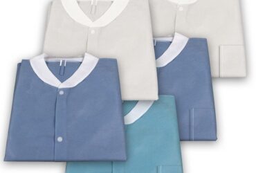 Dynarex 2095 Lab Coat w/ Pockets, X-Large, Teal, 3/10/cs