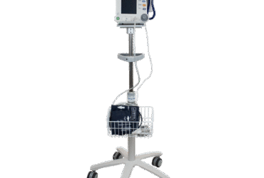 Dynarex 10840-W/STAND Vital Signs Patient Monitor w/ Stand, 10840 + 10845, 1/cs