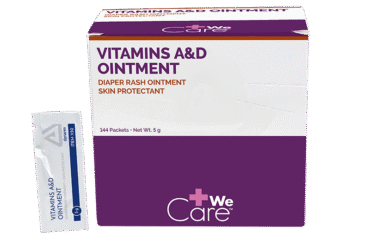 Dynarex 1150 Vitamins A&D Ointment, 5 g Packet, 6/144/cs