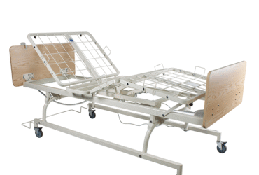 Dynarex 12001-CH D100 LTC 3 Function Standard Bed - Wood Boards - Cherry, 1pc/cs