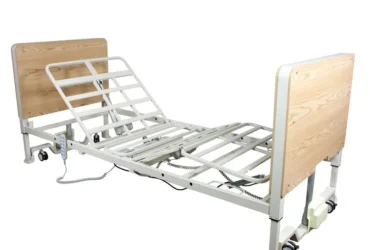 Dynarex 12004-OAPBSC D400 LTC 5 Function Ultra-Low Bed - Light Oak, w/ Pivot Bar, SC, 1pc/cs