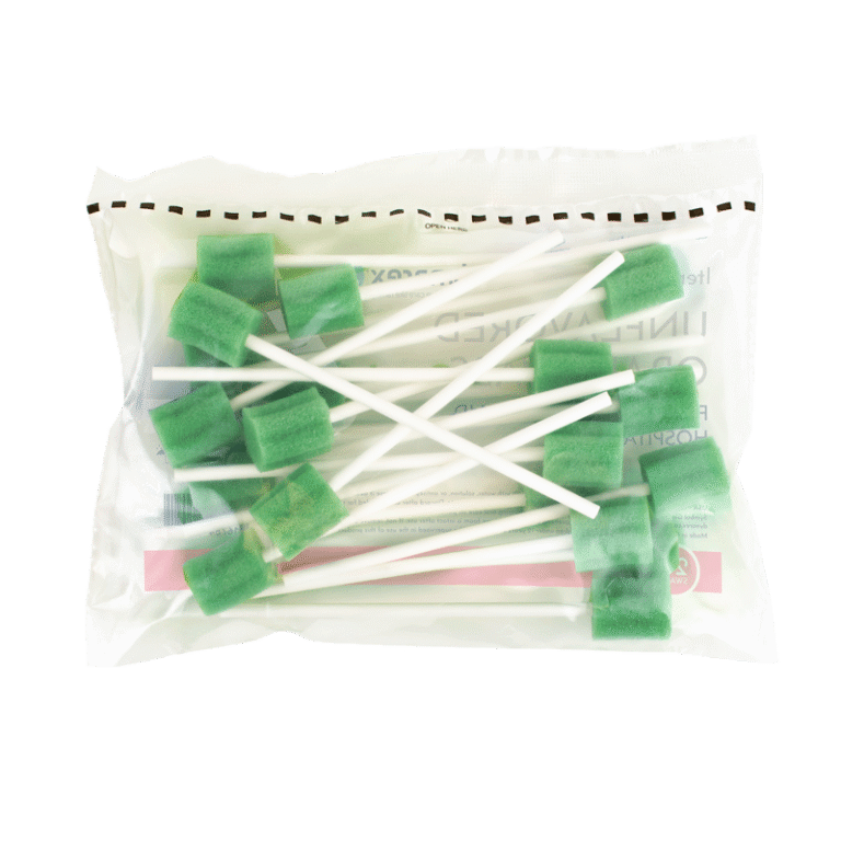 Dynarex 1219 Oral Swabsticks, Flavored w/ Dentrifice, 50/20/cs