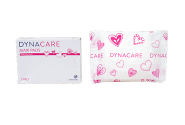 Dynarex 1372 Maxi Pads Super w/Wings, Aluminum Wrapper, 250/cs