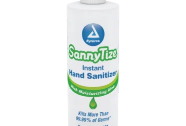 Hand Sanitizer with Moisturizing Aloe, 8 oz. Round Bottle, 48/cs