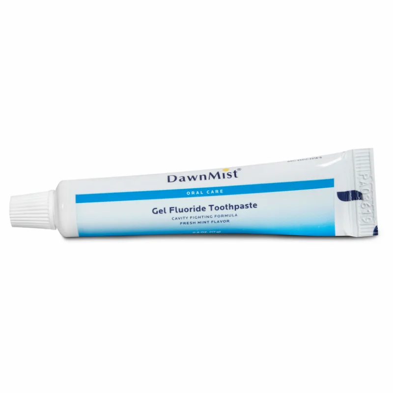 1_fb8f0b4d674d46aabb13c328329e8986.png Dynarex 5920 Bubble Fresh Toothpaste w/ flouride, 4.6 oz Tube, 60/cs