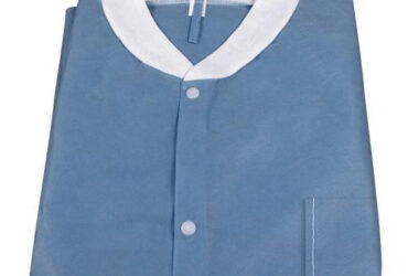 Dynarex 2013 Labjacket w/ Pockets, Medium, Blue, 3/10/cs