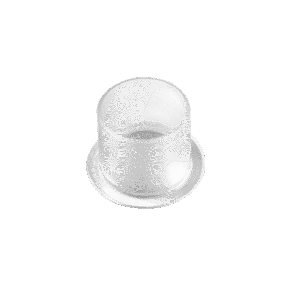 Dynarex 2175 Ink Cups - Flat bottom, 14 mm, Medium, 10/1000/cs